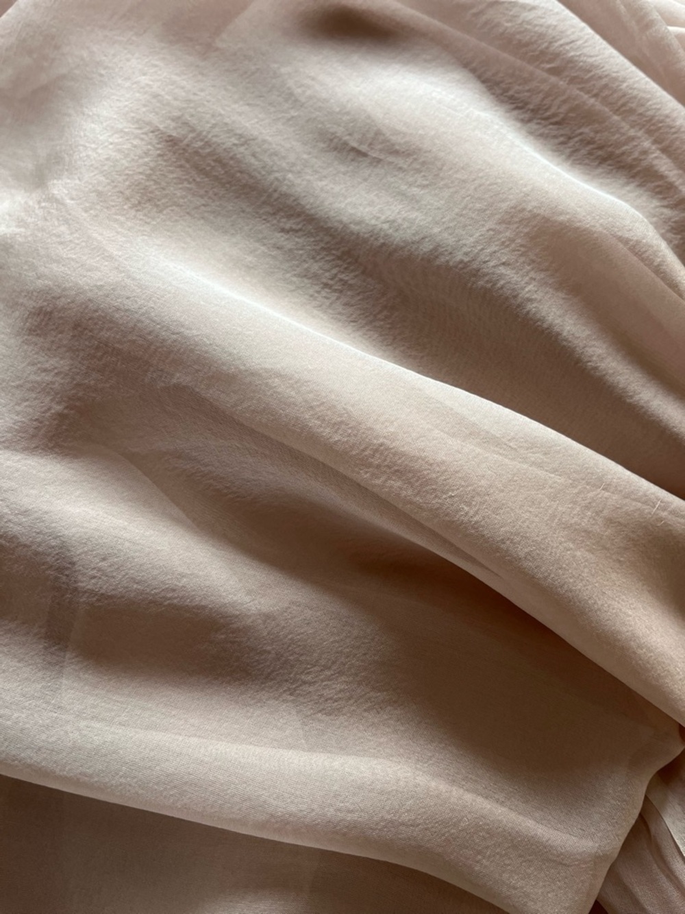 Telio & Cie blush pink silk chiffon. 3 metres.